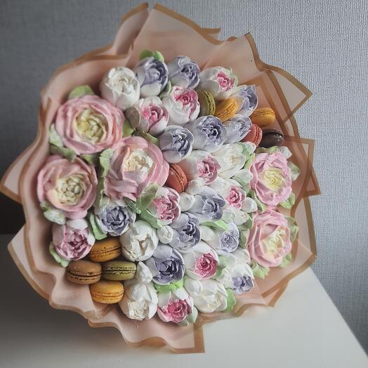 Bouquet of marshmallows summer turn