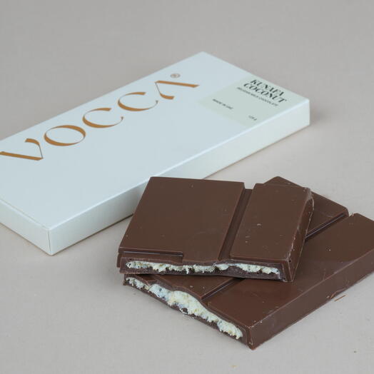 Vocca Coconut Kunafa Chocolate Bar