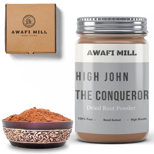 AWAFI MILL High John the Conqueror Root | Jalap Powder - Bottle of 100 Gram