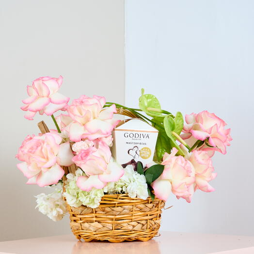 Sweet Serenade Flower Basket