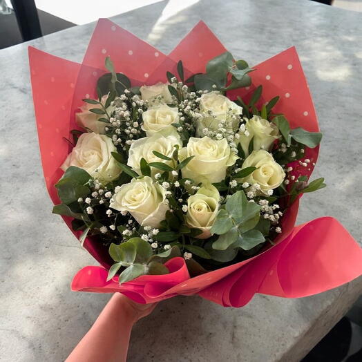 White Roses Bouquet