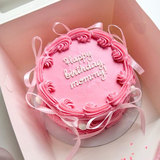 Бенто торт «Happy birthday, mommy»
