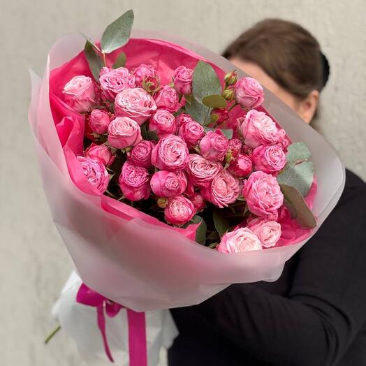 Кустовые розы  букет 🌸