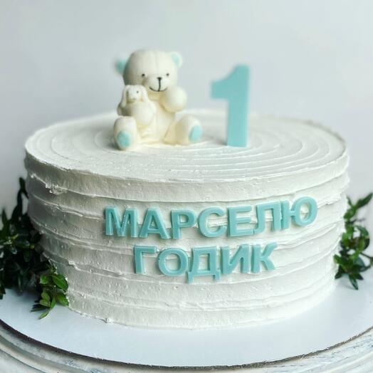 Торт на Годик, 2 годика, 3 годика и тд