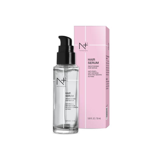 N+ Hair Serum, For Smoothening Hair, Anti Frizz and Anti Dryness With Pro Keratin Actives, 50 ML