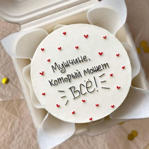 Бенто торт для мужчины 1