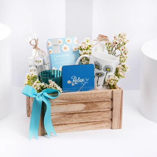 Relax and Welcome New Beginnings Gift Box