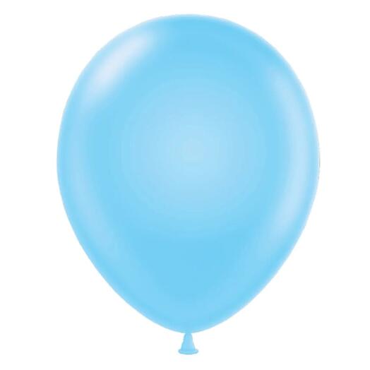 Light Blue Rubber Balloon