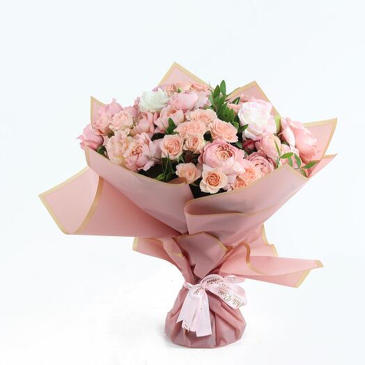 Simple bunch - Julieta Mix pink Bouquet