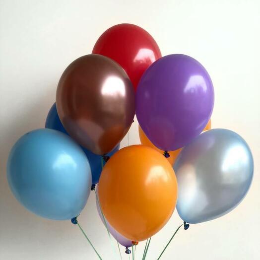 BOUQUET OF 10 BALLOONS MIX