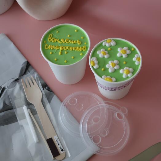 Торт в стакане трайфл Cake to go "Подруге"