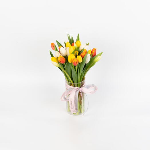 Modern Tulip Tower Vase