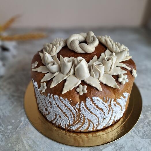 Свадебный каравай 1-ярусный