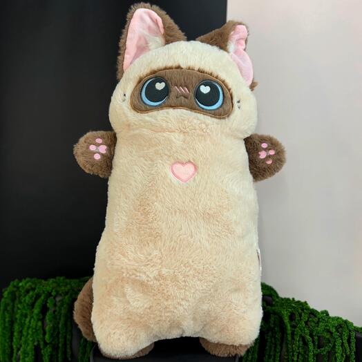 Игрушка мягкая котик «Котик колбаска»