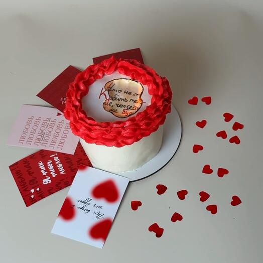 Горящий бенто торт(на день рождения, признание в любви, гендер пати , девушке, парню, маме)