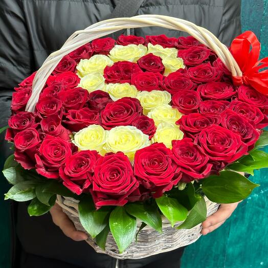Роза в корзине