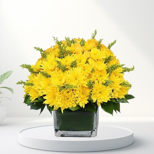 Yellow Roses - Sunny Day Bouquet