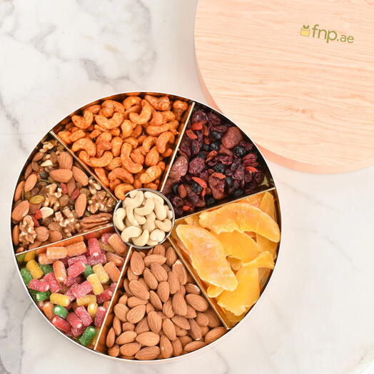 Dry Fruit In Round Box