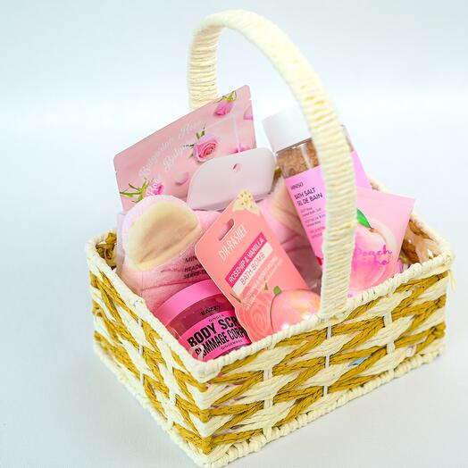 Celebrate Her Pink Gift Basket