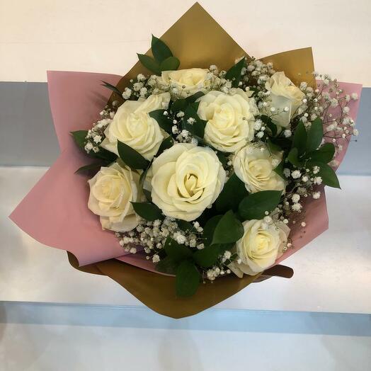 White Rose Bouquet