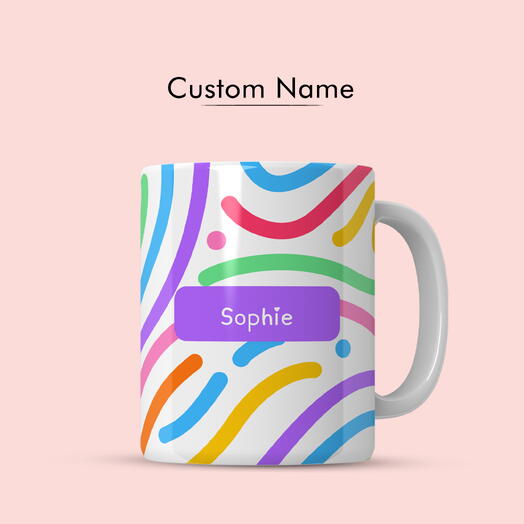 Colorful Name Mug