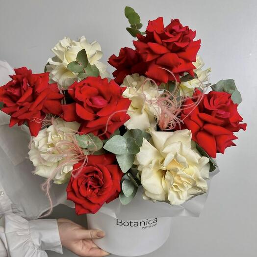 Композиция с французскими розами 2607202521