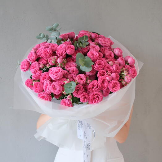 Моно кустовых роз размер L