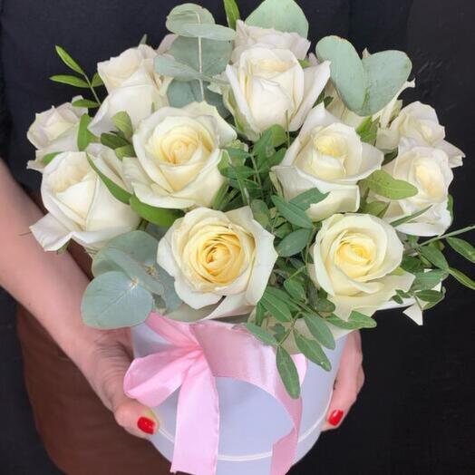 Flowers in a box "White dawn"