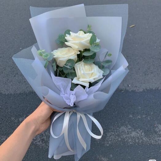Букет милый привет с эвкалиптом👋