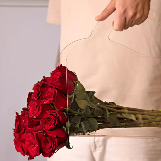 Valentine Bag ( 25 Red Roses )