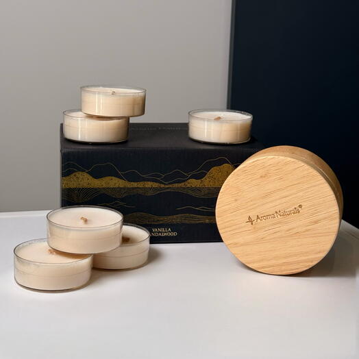 Арома свеча Zen 6 свечей - Vanilla Sandalwood