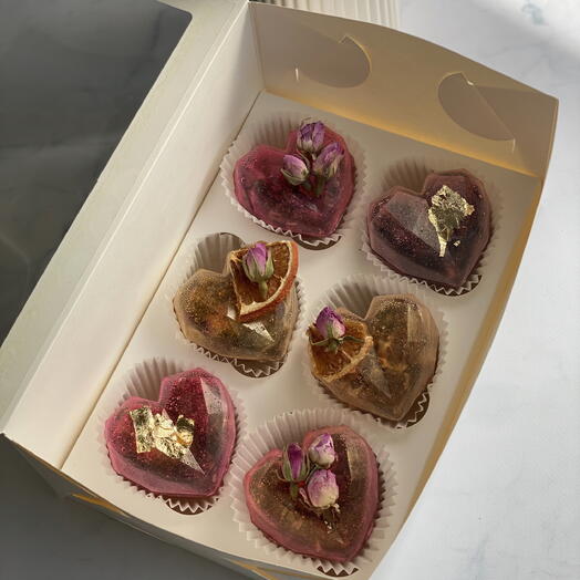 Чайные бомбочки (сердечки) подарок маме, девушке, день рождения, подруге, другу, в офис