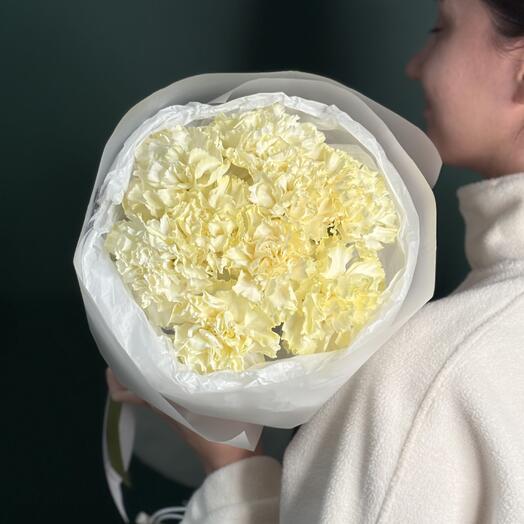 Букет из желтых диантусов