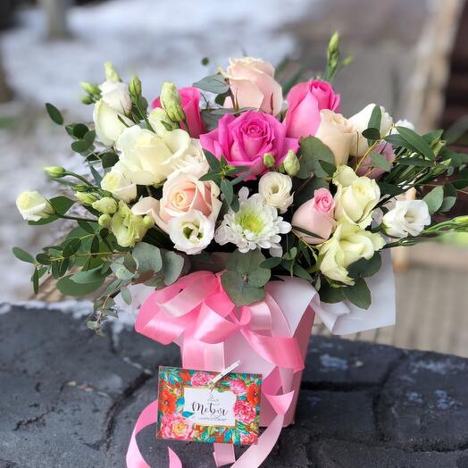 Квіти в коробочці