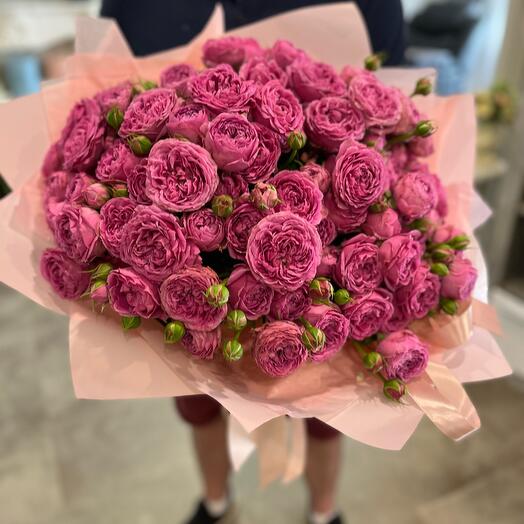 Букет из 25 кустовых миссис баблс