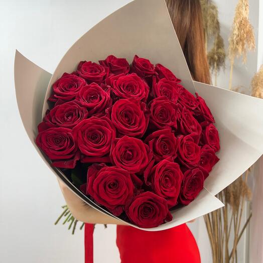 25 rosas rojas Premium