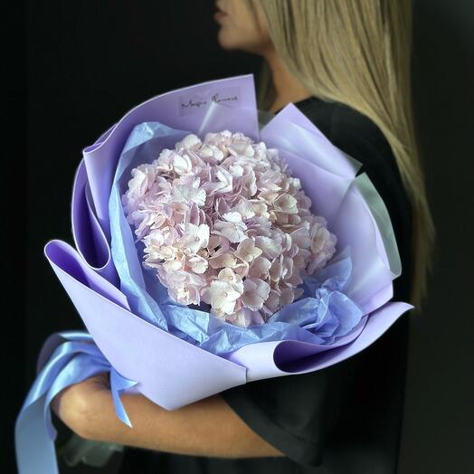 Букет-комплимент из сиреневой гортензии💜