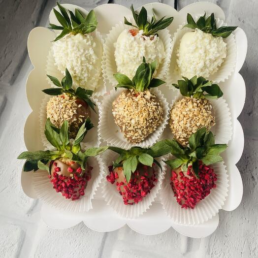 Клубника в шоколаде 9 штук