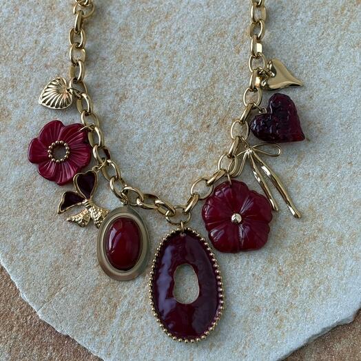 Ожерелье, подвеска, вечернее украшение, подарок маме