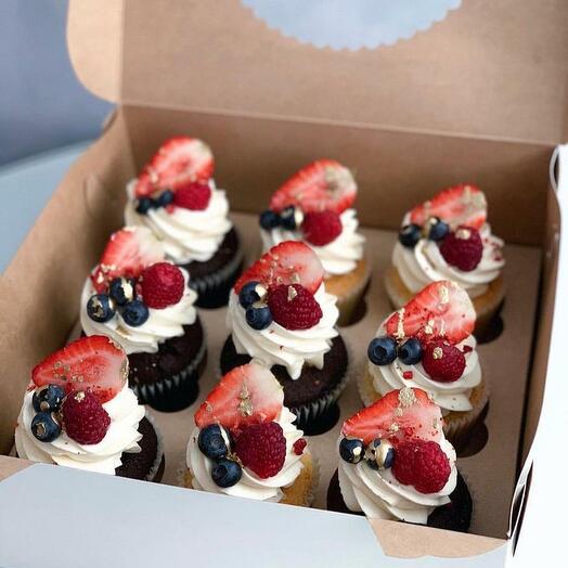 Juego de 9 cupcakes