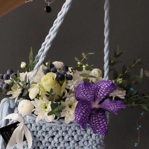 Flower Bag with an orchid