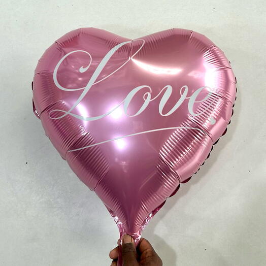 Pink Love Heart Balloon