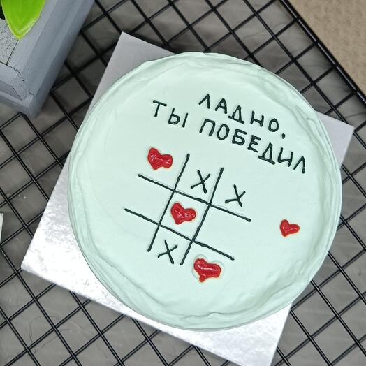 Бенто Крестики-нолики ладно, ты победил с сердечками