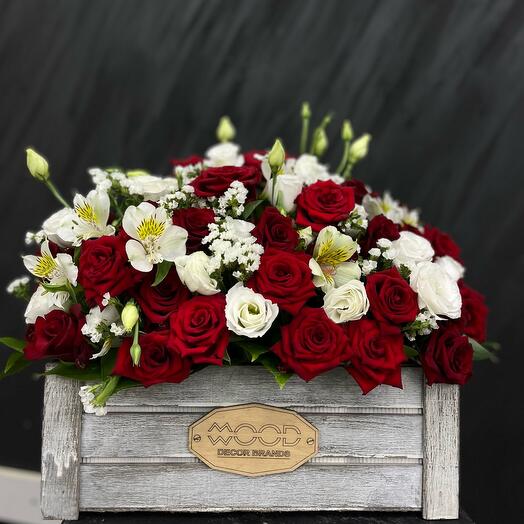 Цветы в коробке