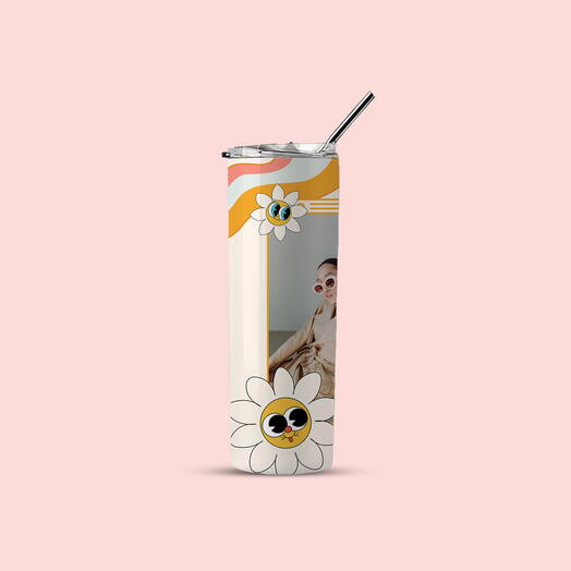 Yellow Birthday Tumbler