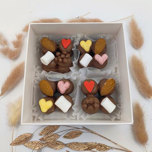 Голубика в шоколаде Десерт голубика в бельгийском шоколаде 32 ягод мини тортики