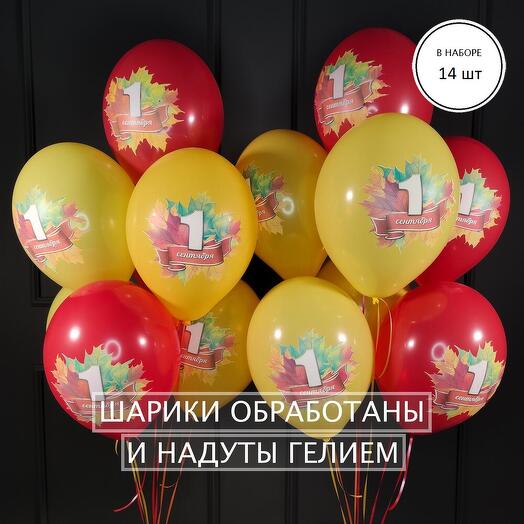 Colorful balloons for September 1