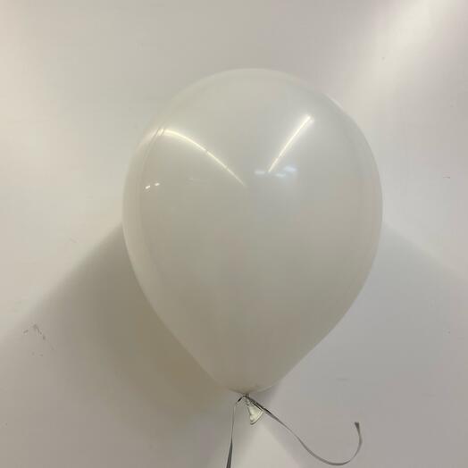 The ball is white