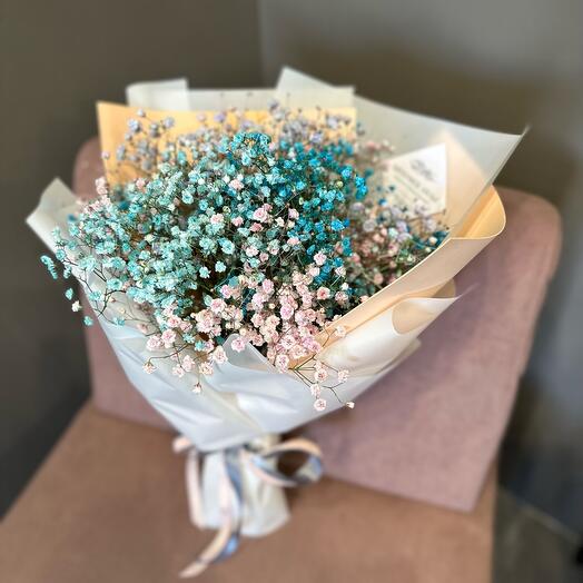 Bouquet of gypsophila