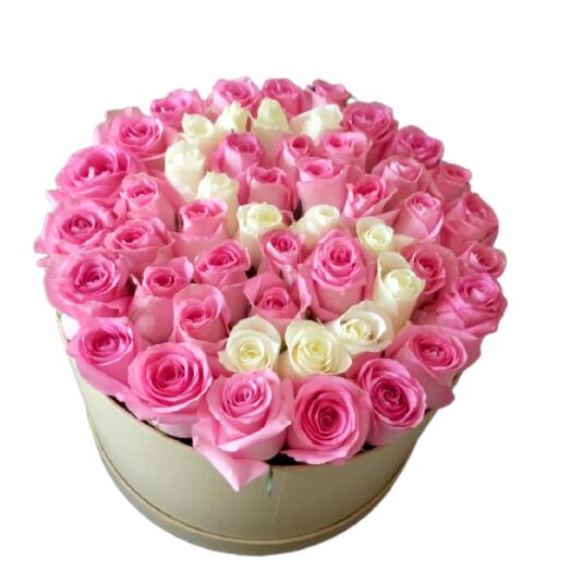 Pink Roses with Letter